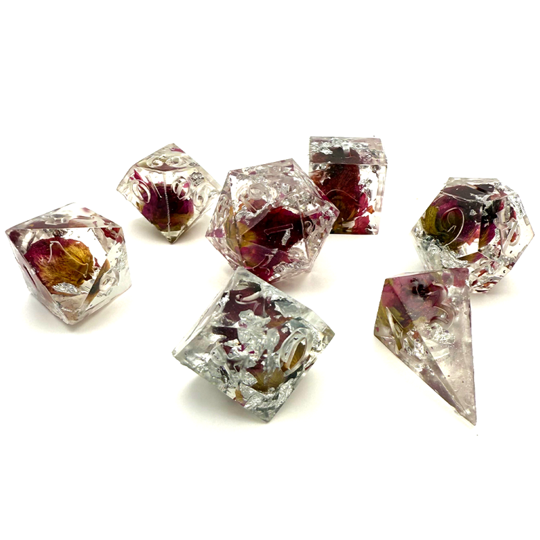 Argenti | Honkai Star Rail | 7 Piece Dice Set
