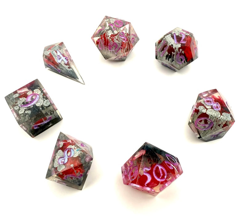 Evernight | l Honkai Star Rail | 7 Piece Dice Set