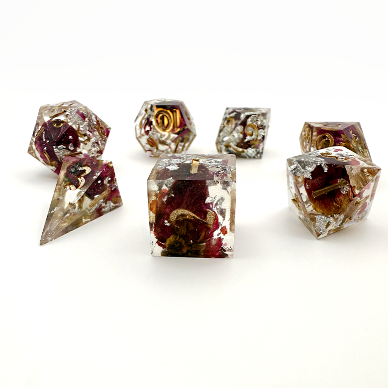 Argenti | Honkai Star Rail | 7 Piece Dice Set