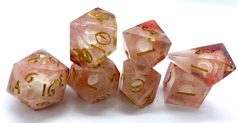 Custom 7-Piece Dice Commission