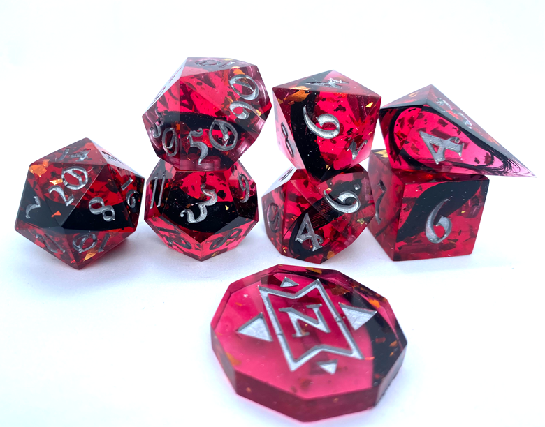 Custom 7-Piece Dice Commission