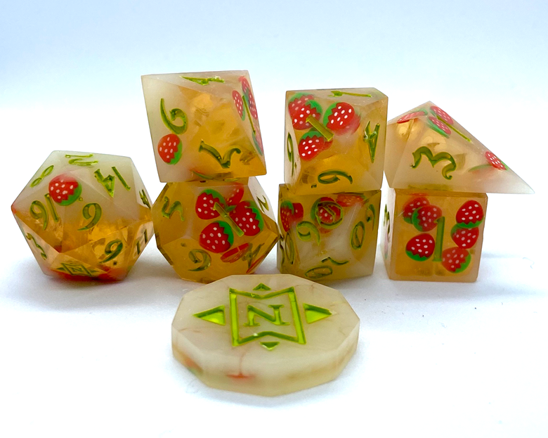 Custom 7-Piece Dice Commission